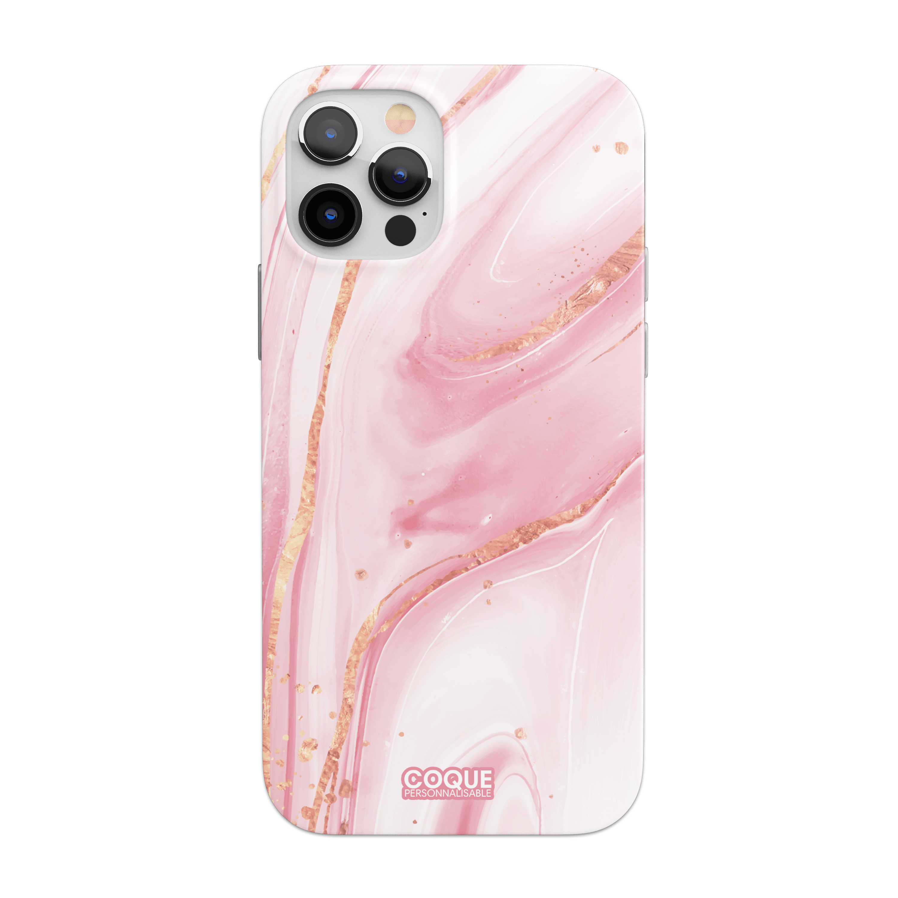 COQUE - MARBRE ROSE - coquepersonnalisable