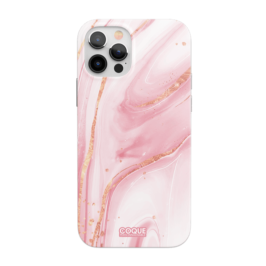 COQUE - MARBRE ROSE - coquepersonnalisable